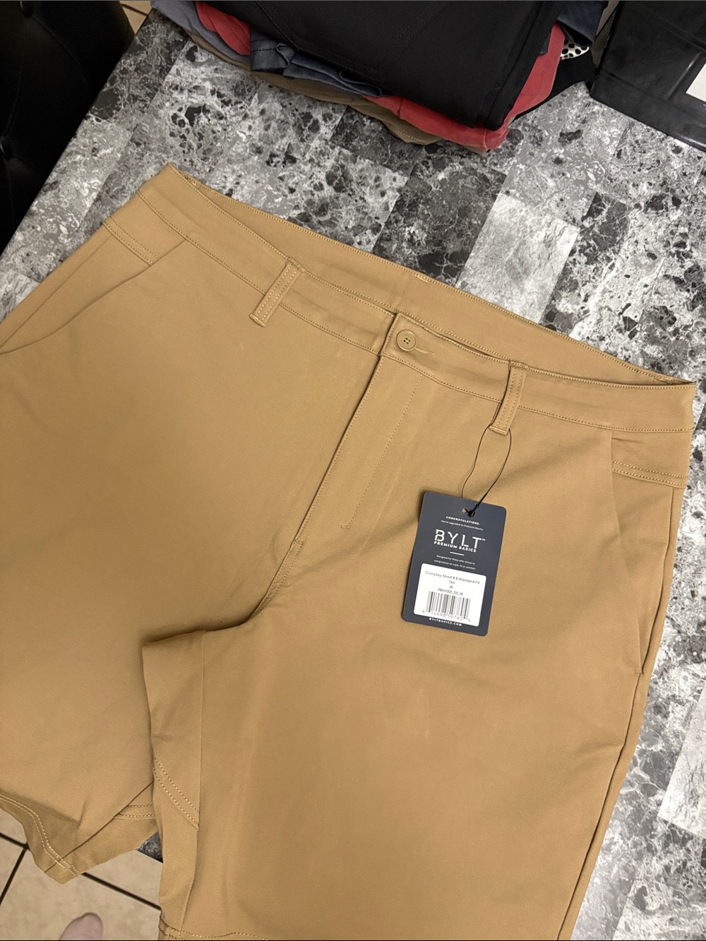 BYLT Men's Tan Shorts